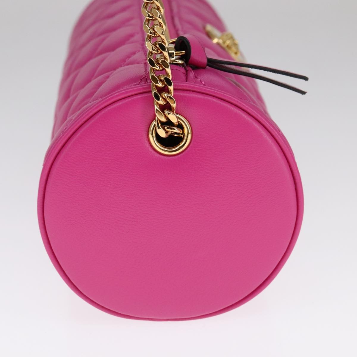 Versace Medusa Shoulder Bag Leather, PINK, LEATHER, Shoulder bag