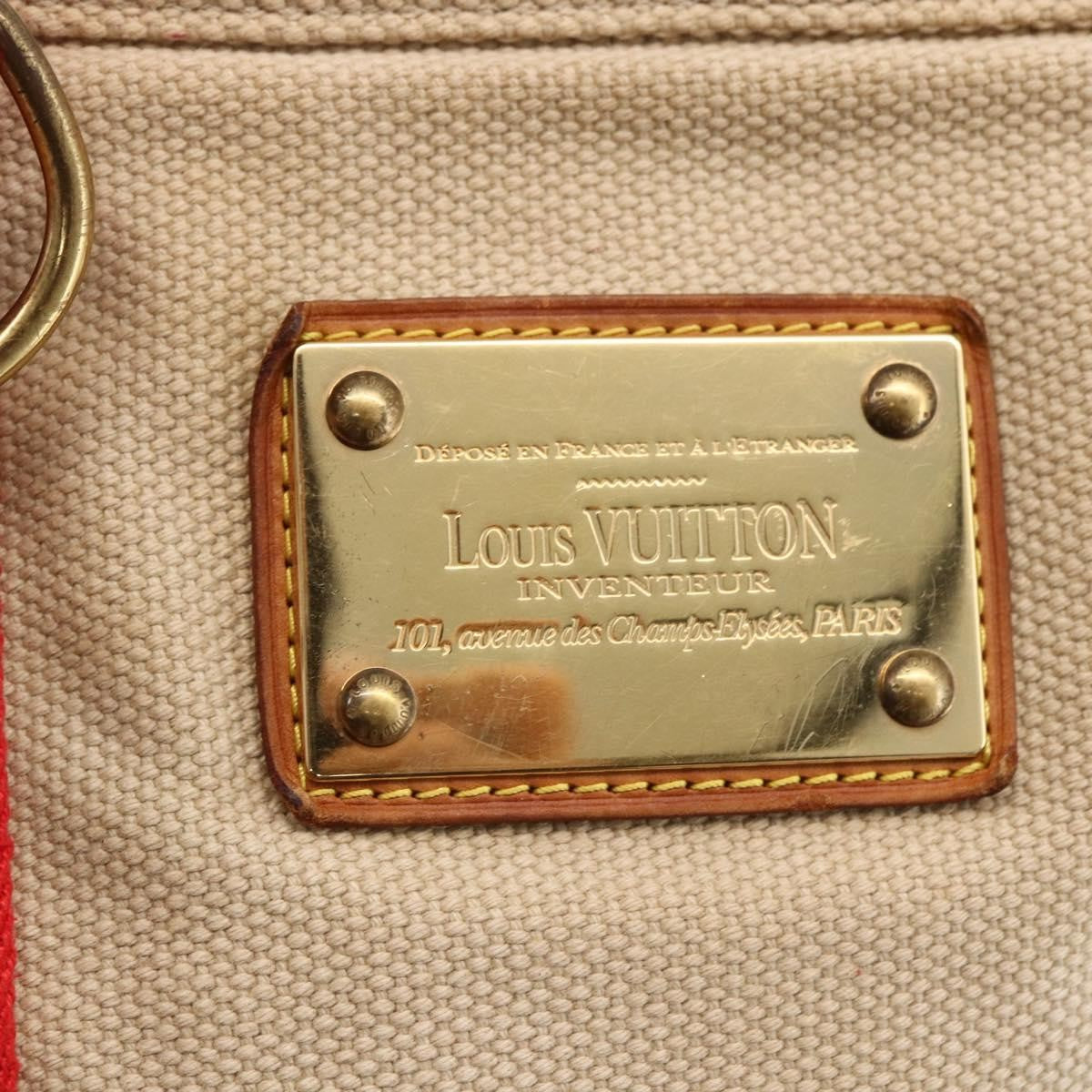 Louis Vuitton Antigua Tote Canvas, BEIGE, CANVAS, Tote bag