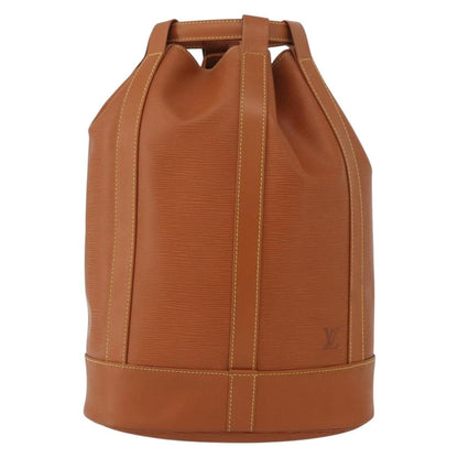 Louis Vuitton Randonnee Backpack Epi Leather, BROWN, LEATHER, Backpack