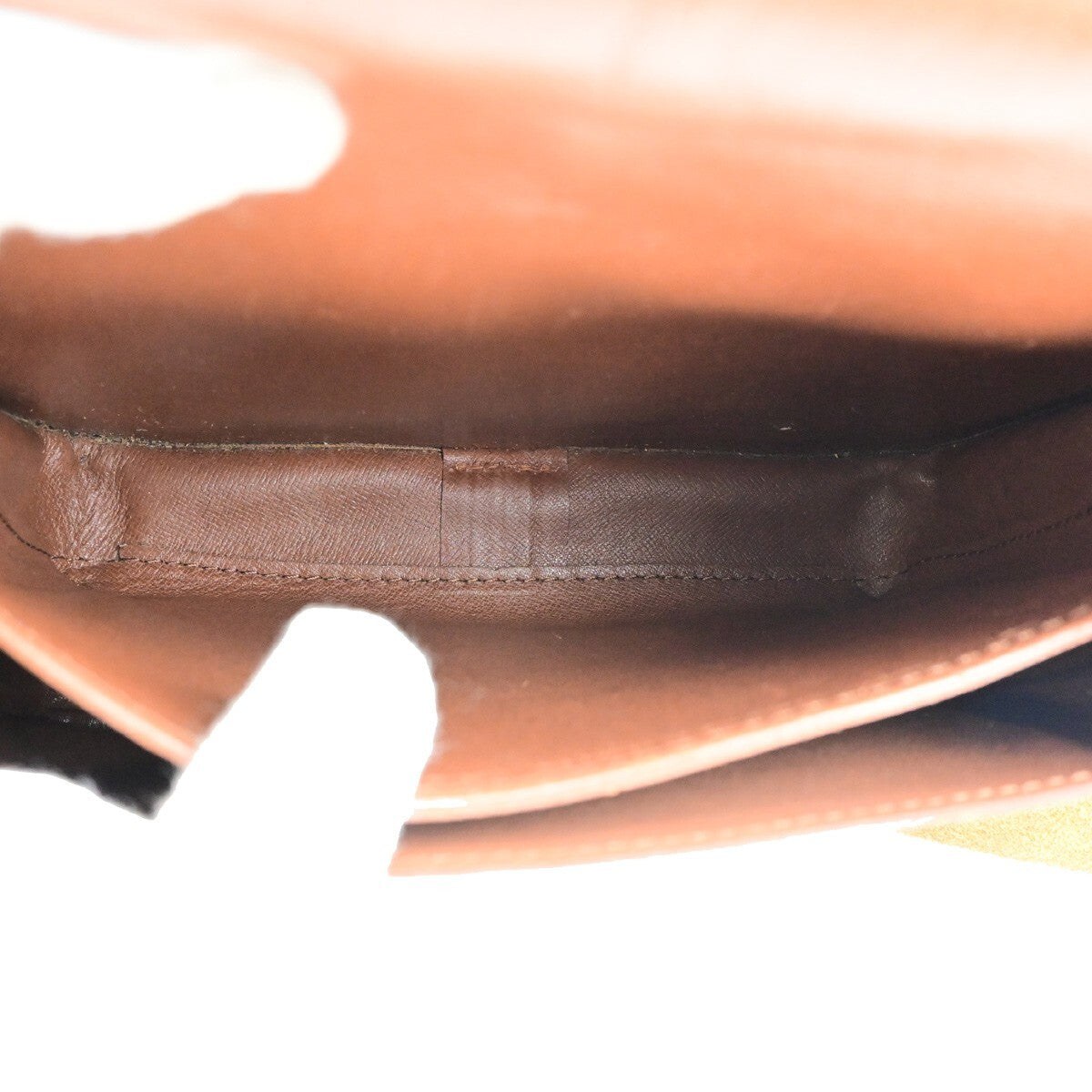 Louis Vuitton Cartouchiere Handbag Monogram Canvas, BROWN, CANVAS, Shoulder bag