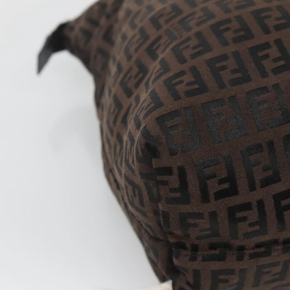 Fendi Roll Tote Zucca Canvas, BROWN, CANVAS, Tote bag