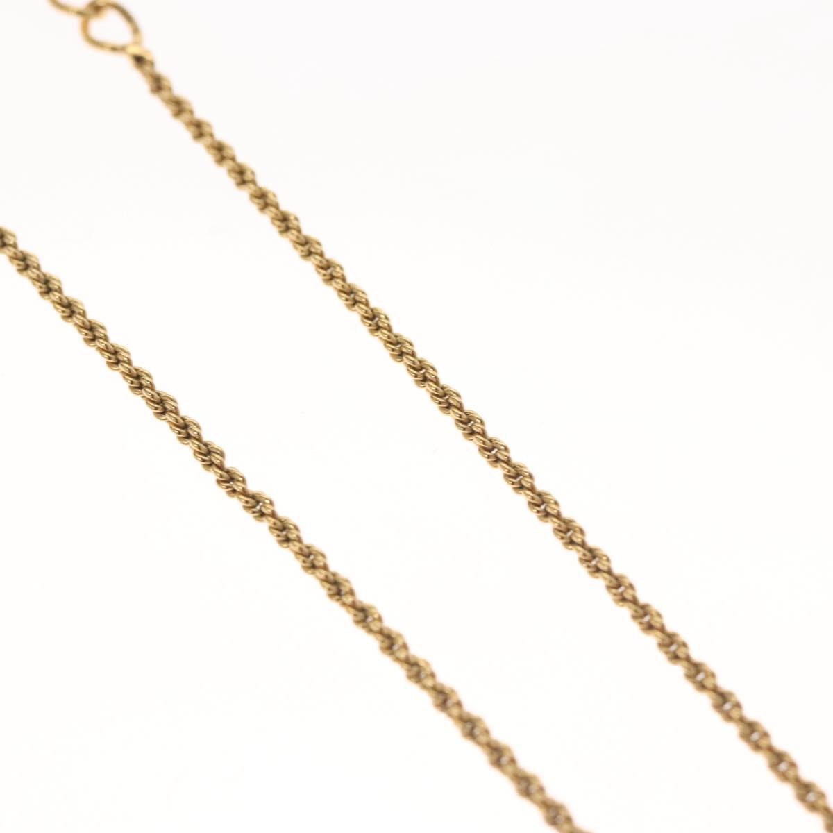 Christian Dior CD Pendant Necklace Gold-plated, GOLD, METAL, Necklace