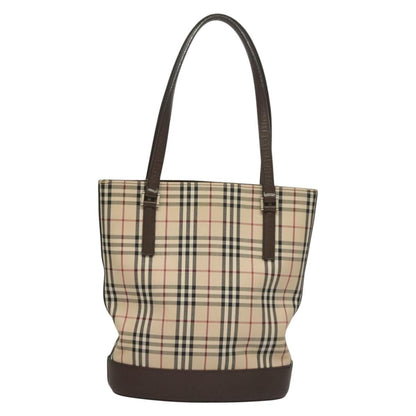 Burberry Nova Check Tote canvas check pattern, BEIGE, CANVAS, Tote bag