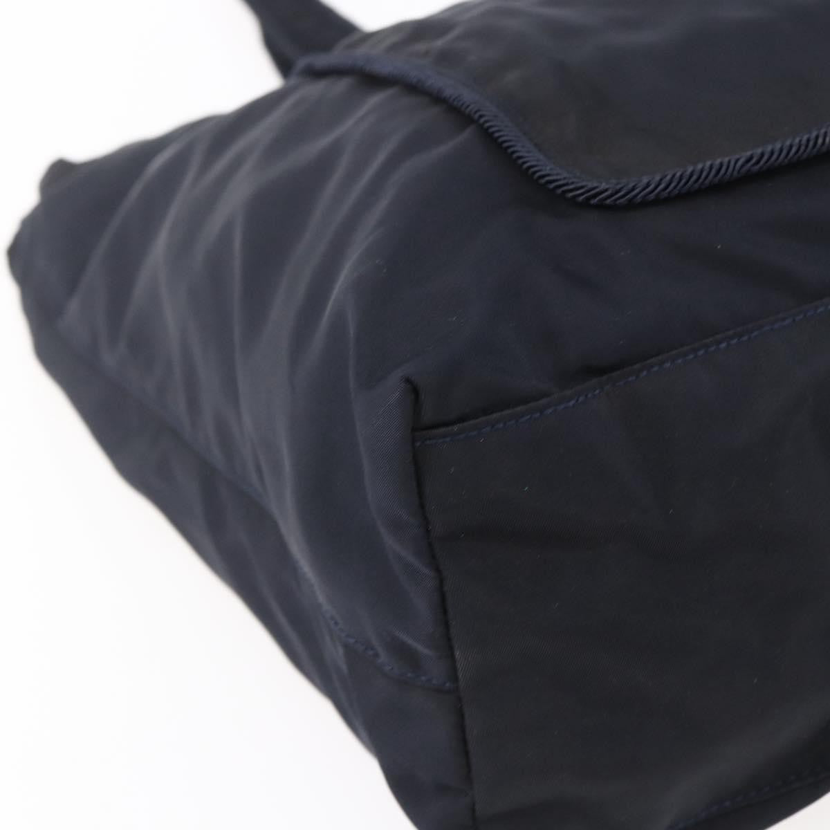 Prada Front Pocket Zip Tote Tessuto, Black, Nylon, Tote Bag