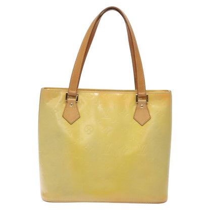 Louis Vuitton Houston Handbag Monogram Vernis, YELLOW, PATENT_LEATHER, Handbag