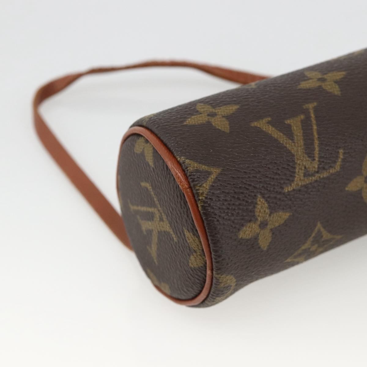 Louis Vuitton Papillon Pochette Monogram Canvas, BROWN, CANVAS, Clutche & pouche