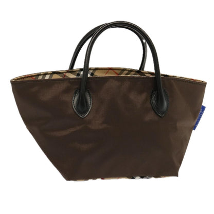 Burberry Nova Check Tote Nylon, BROWN, NYLON, Tote bag
