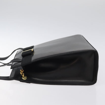 Salvatore Ferragamo Vala Shoulder Bag Leather, BLACK, LEATHER, Shoulder bag