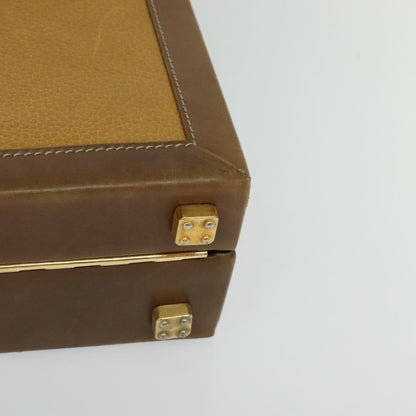 Loewe Anagram Business Leather, BEIGE, LEATHER, Briefcase