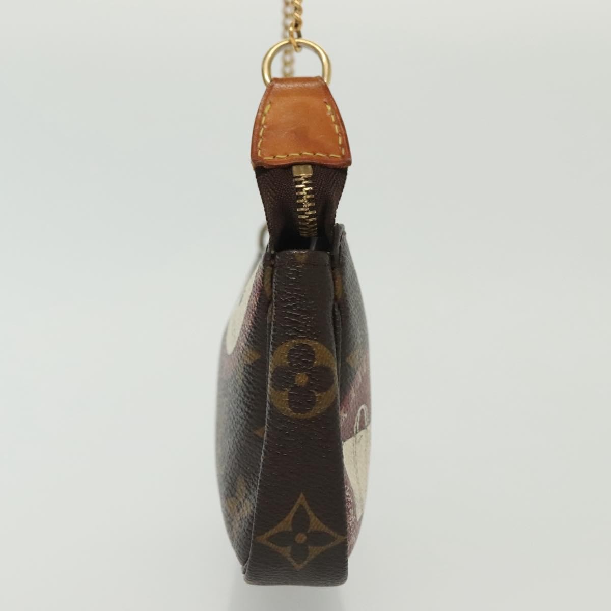 Louis Vuitton Pochette Accessoires Monogram Canvas, BROWN, CANVAS, Clutche & pouche