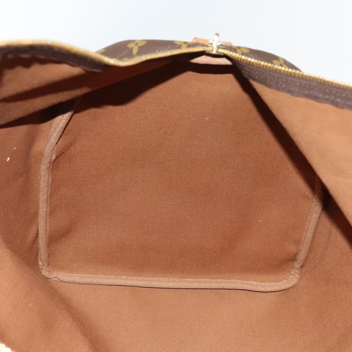 Louis Vuitton Keepall Bag Monogram Canvas, BROWN, CANVAS, Travel bag