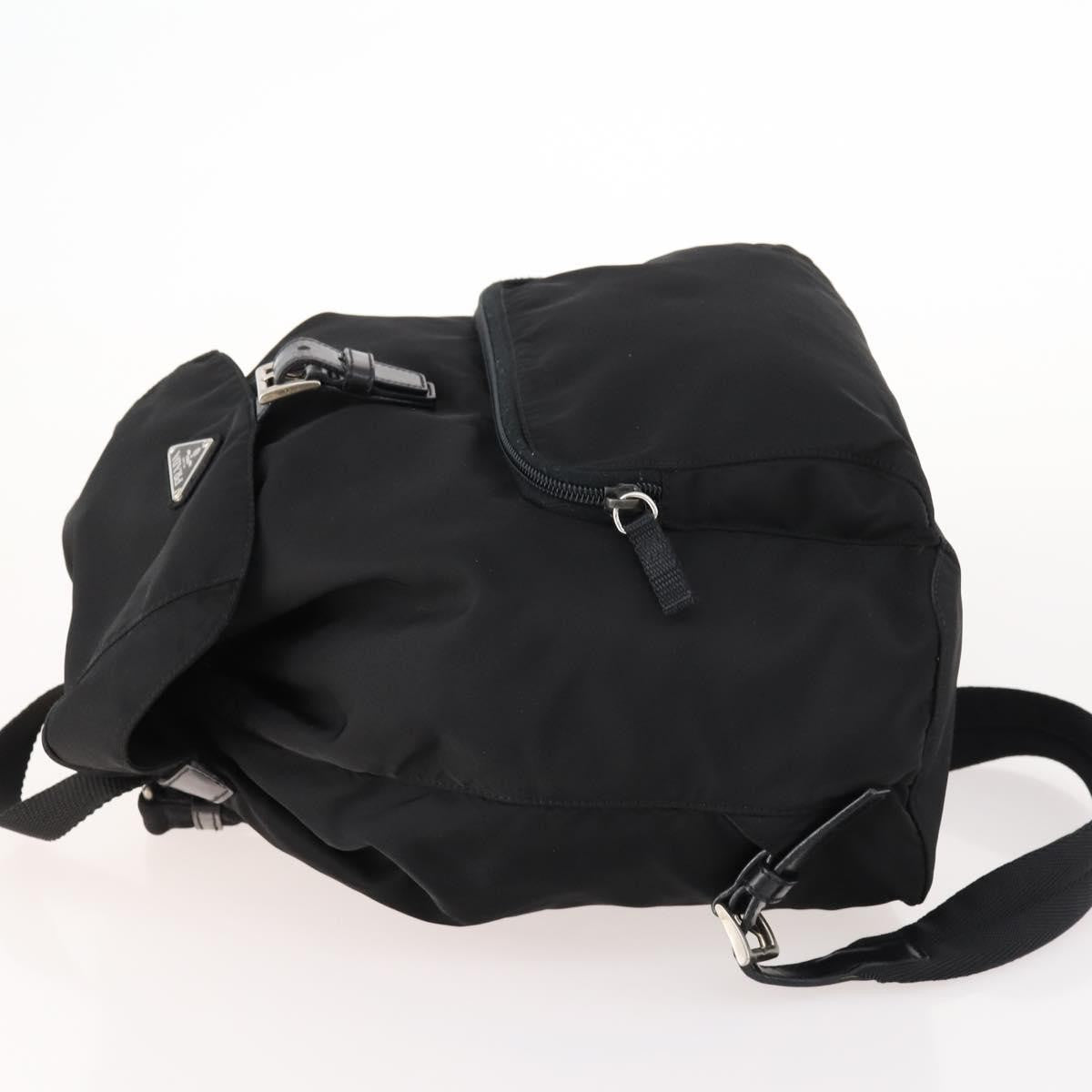 Prada Front Pocket Backpack Tessuto, BLACK, NYLON, Backpack
