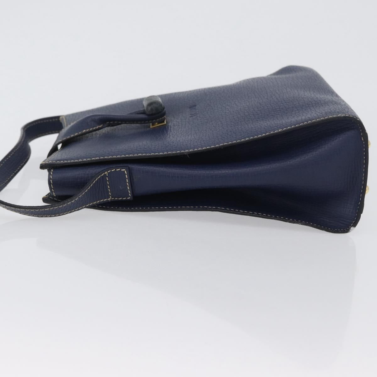 Loewe Vintage Shoulder Bag Leather, NAVY, LEATHER, Shoulder bag
