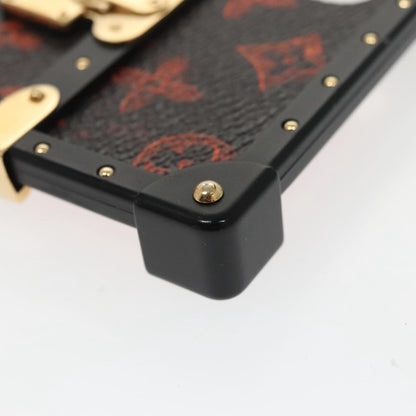 Louis Vuitton Phone case for iPhone X/XS Monogram canvas, BLACK, CANVAS, Clutche & pouche