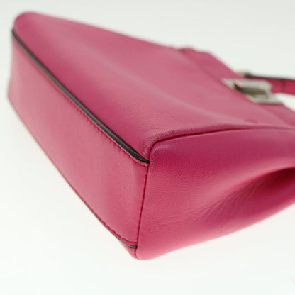 Fendi Peekaboo Bag Leather, PINK, LEATHER, Handbag