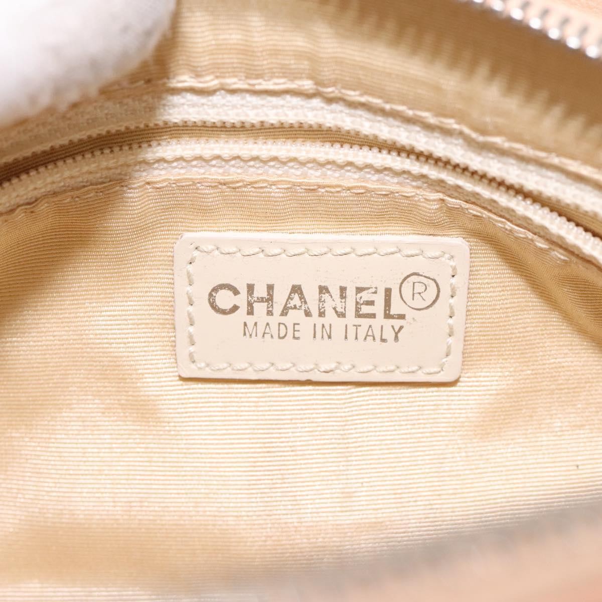 Chanel Chocolate Bar Barrel Bag Quilted Leather, BEIGE, LEATHER, Handbag