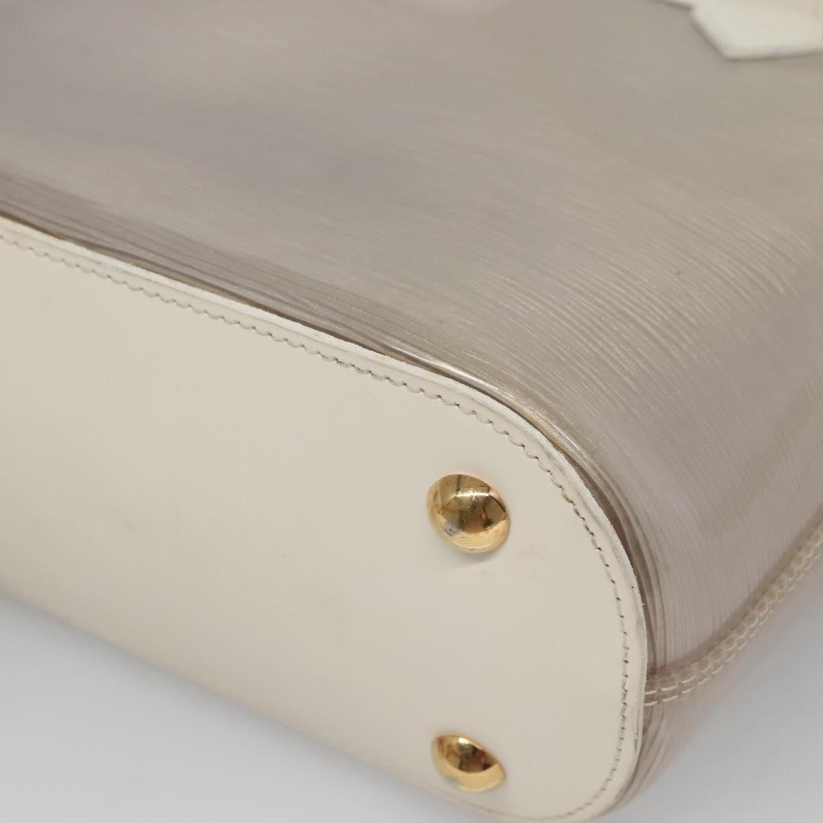 Louis Vuitton Plage Lagoon Bay Handbag Vinyl Epi Leather, WHITE, LEATHER, Handbag