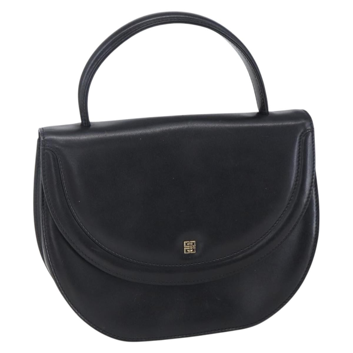 Givenchy Vintage 4G handbag Leather, BLACK, LEATHER, Handbag