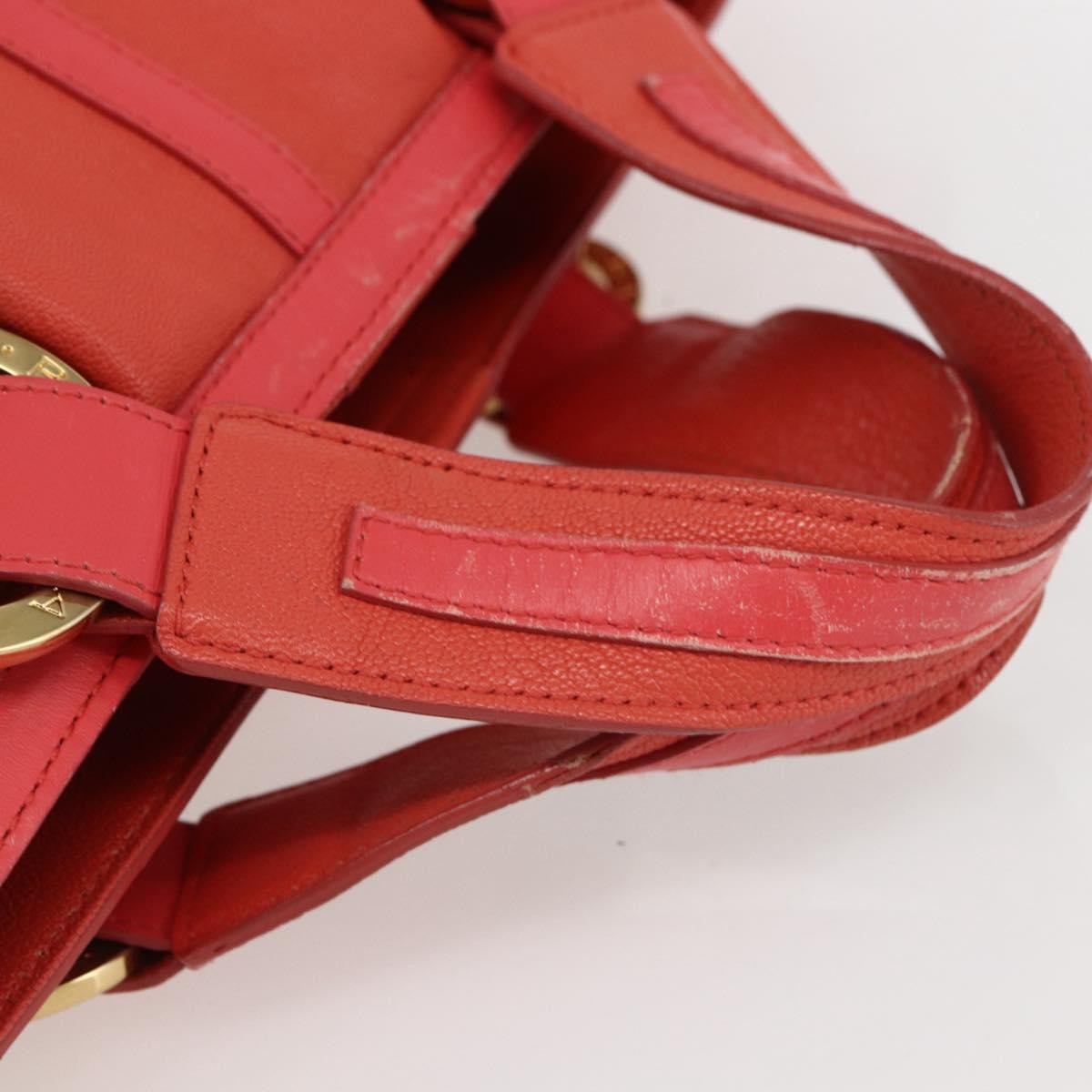 Bvlgari Chandra Top Handle Bag Leather, PINK, LEATHER, Tote bag