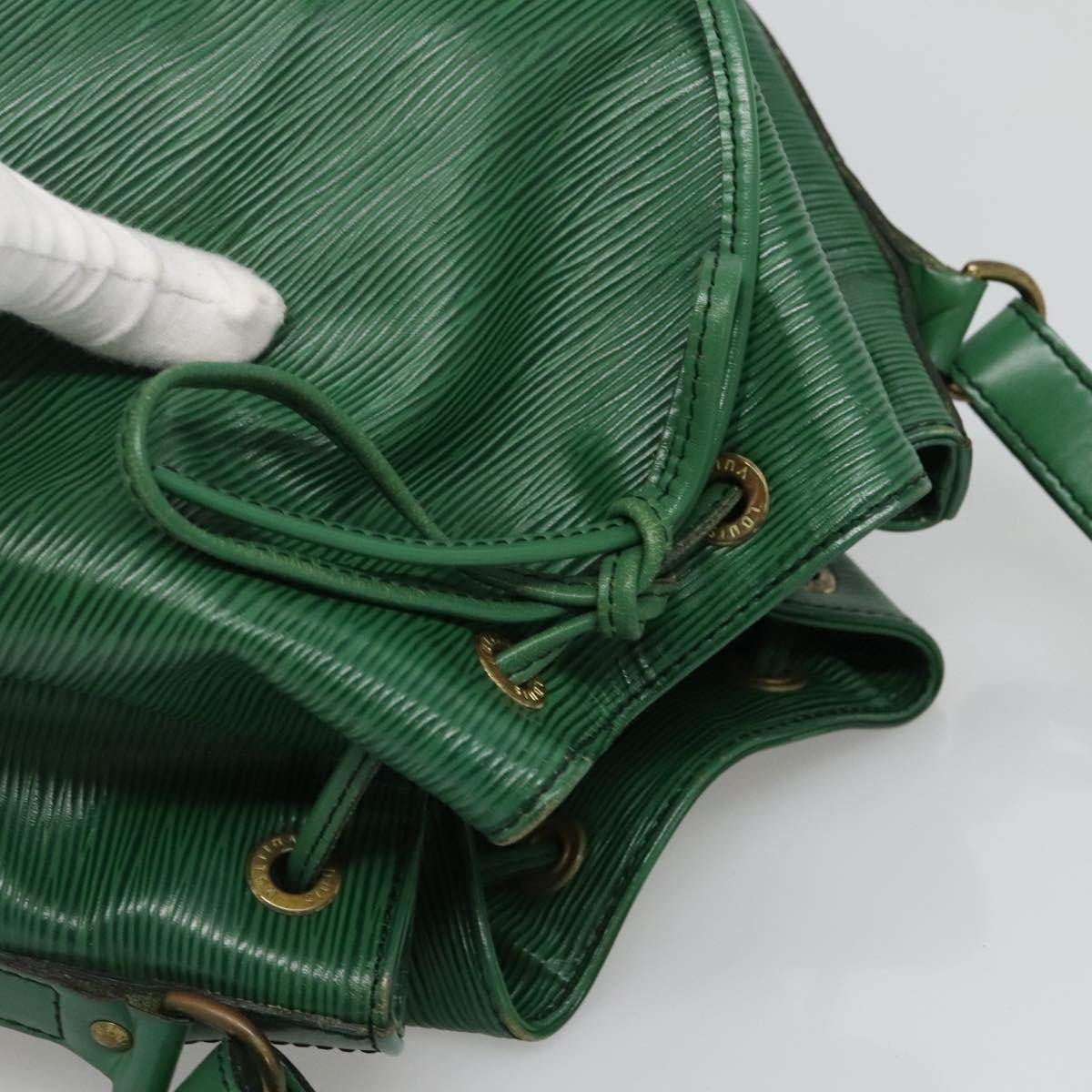 Louis Vuitton Petit Noe Handbag Epi Leather, GREEN, LEATHER, Handbag
