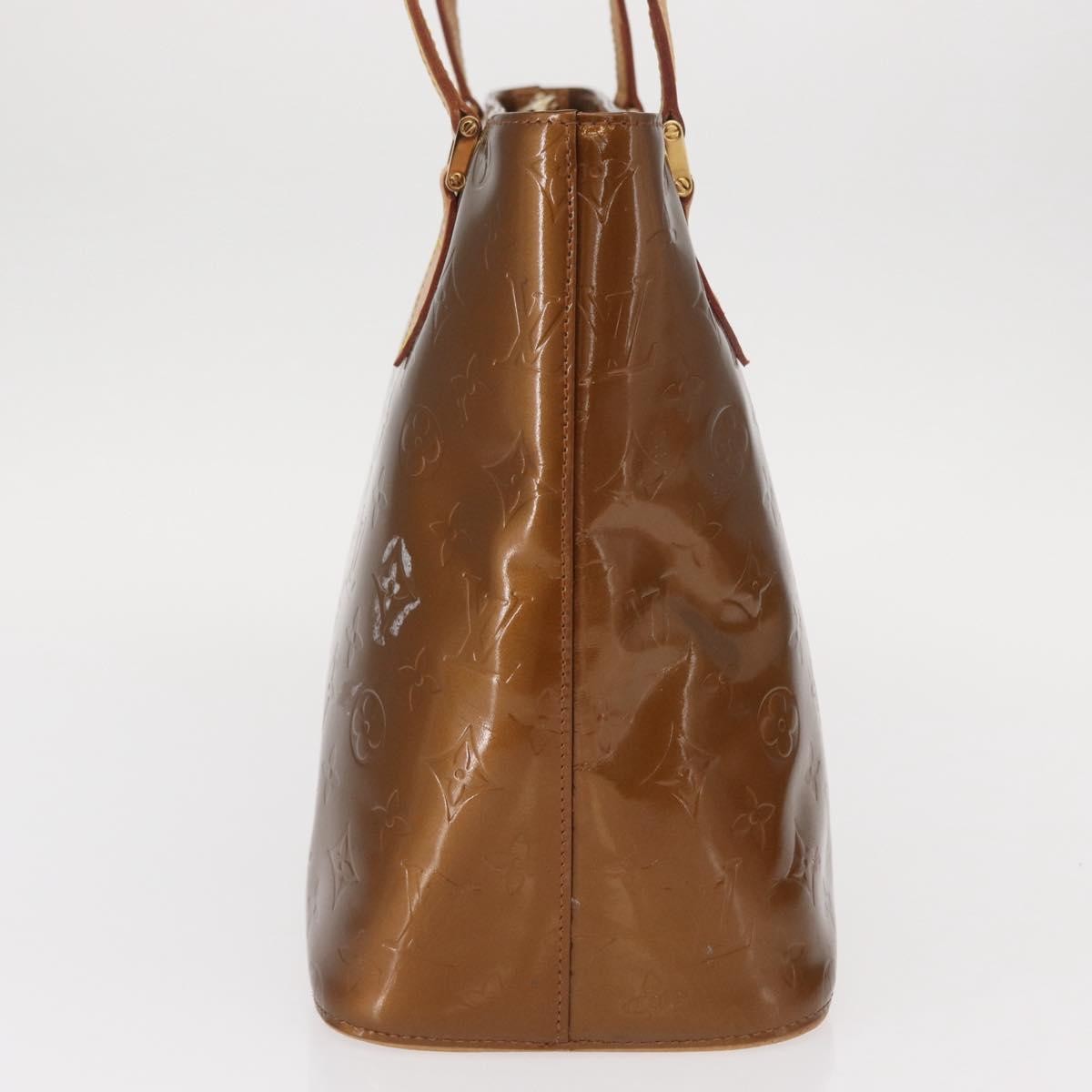 Louis Vuitton Houston Handbag Monogram Vernis, BROWN, PATENT_LEATHER, Handbag