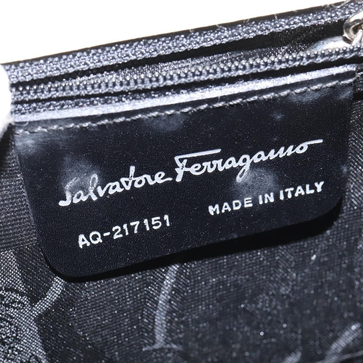 Salvatore Ferragamo Gancini handbag Patent leather, WHITE, PATENT_LEATHER, Handbag
