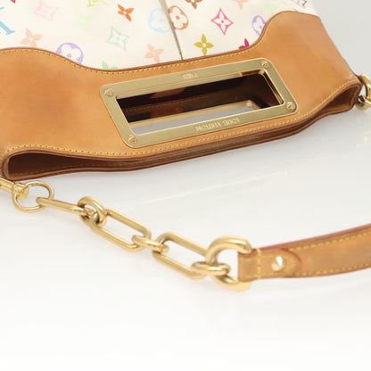 Louis Vuitton Judy Handbag Monogram Multicolor, WHITE, CANVAS, Handbag