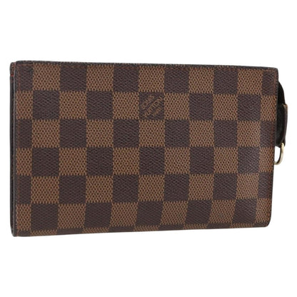 Louis Vuitton Marais Bucket Zip Pouch Damier, Brown, Canvas, Clutch