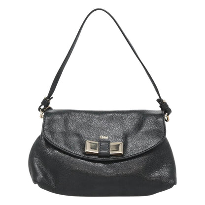 Chloe Lily Handbag Leather, BLACK, LEATHER, Handbag