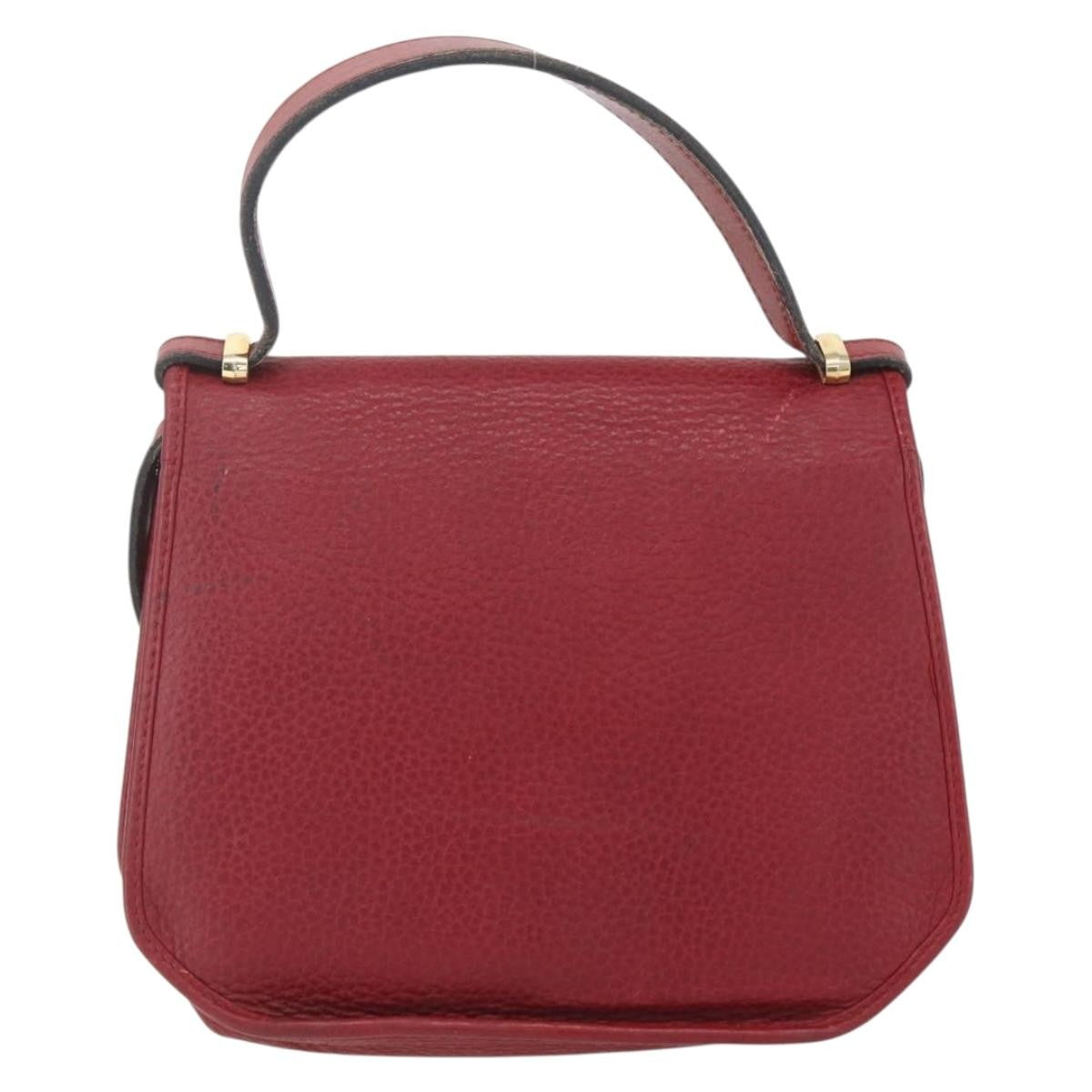 Christian Dior Vintage Handbag Leather, RED, LEATHER, Handbag