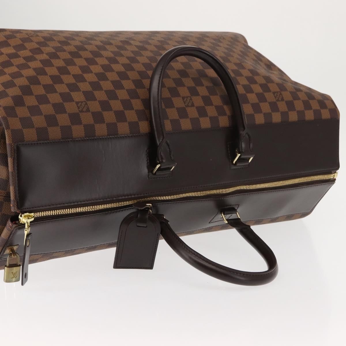 Louis Vuitton Greenwich Travel Bag Damier, BROWN, CANVAS, Travel bag