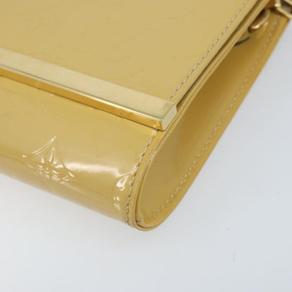 Louis Vuitton Ana Bag Monogram Vernis, YELLOW, PATENT_LEATHER, Clutche & pouche