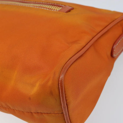Prada Front Zip Hobo Tessuto, ORANGE, NYLON, Shoulder bag