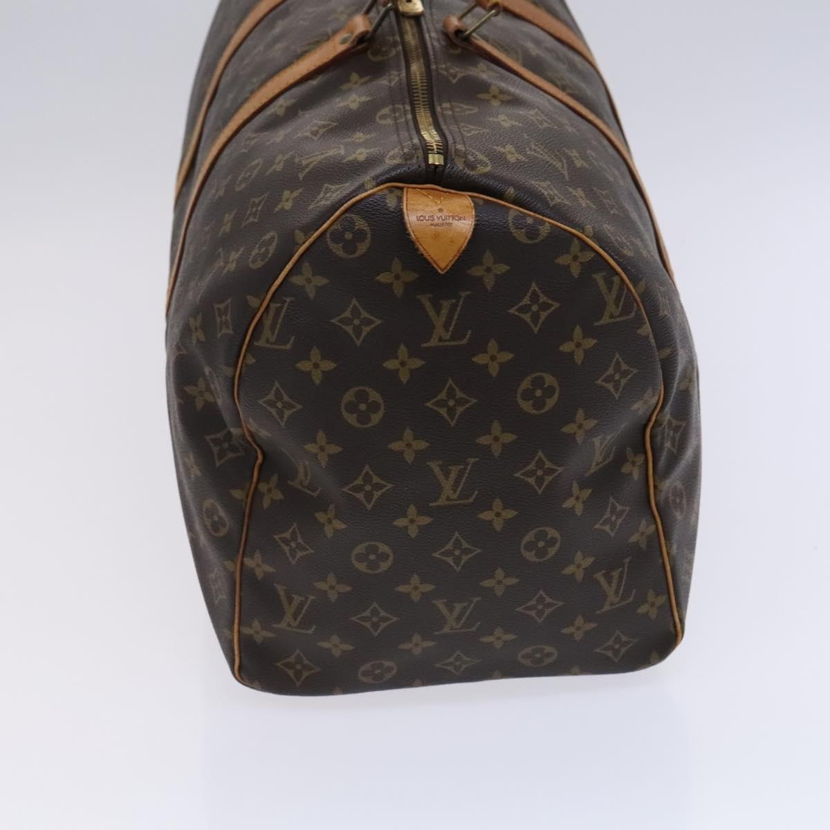 Louis Vuitton Keepall Bag Monogram Canvas, BROWN, CANVAS, Travel bag