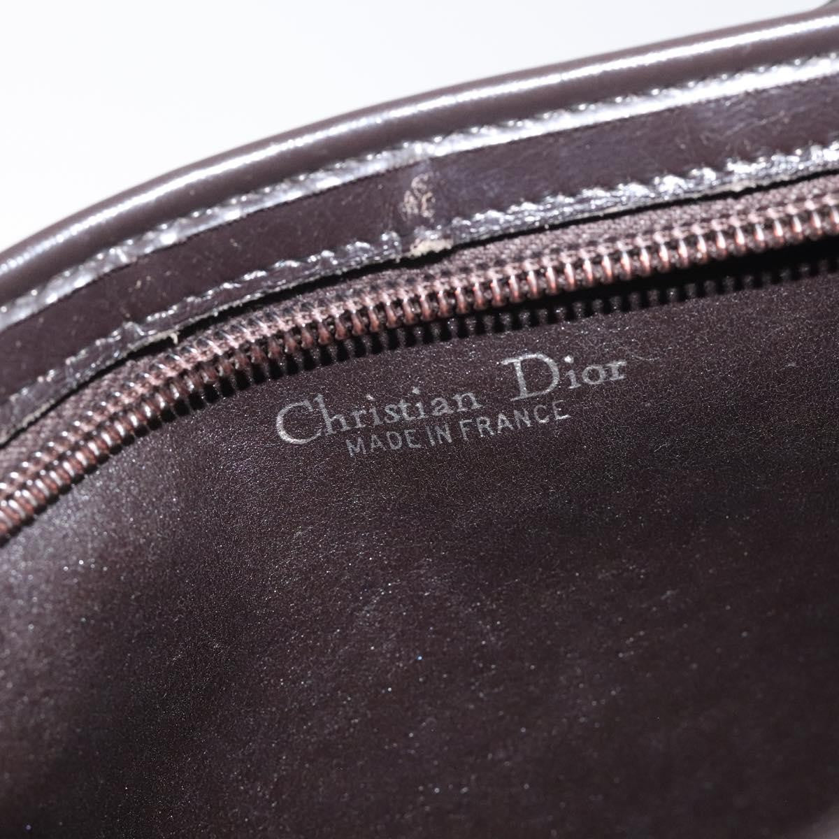 Christian Dior Vintage Trotter Shoulder Bag Canvas, BROWN, CANVAS, Shoulder bag