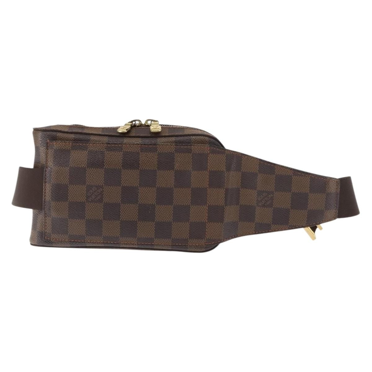 Louis Vuitton Geronimos Waist Bag Damier, BROWN, CANVAS, Shoulder bag