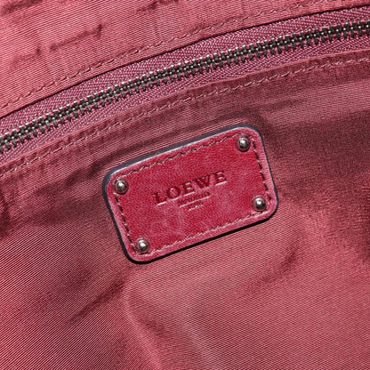 Loewe Amazona Bag Suede, NAVY, CANVAS, Handbag