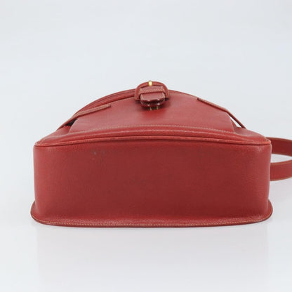 Gucci Vintage Shoulder Bag Leather, RED, LEATHER, Shoulder bag