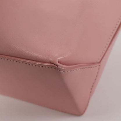 Chanel Essential Shopping Tote Leather, PINK, LEATHER, Tote bag