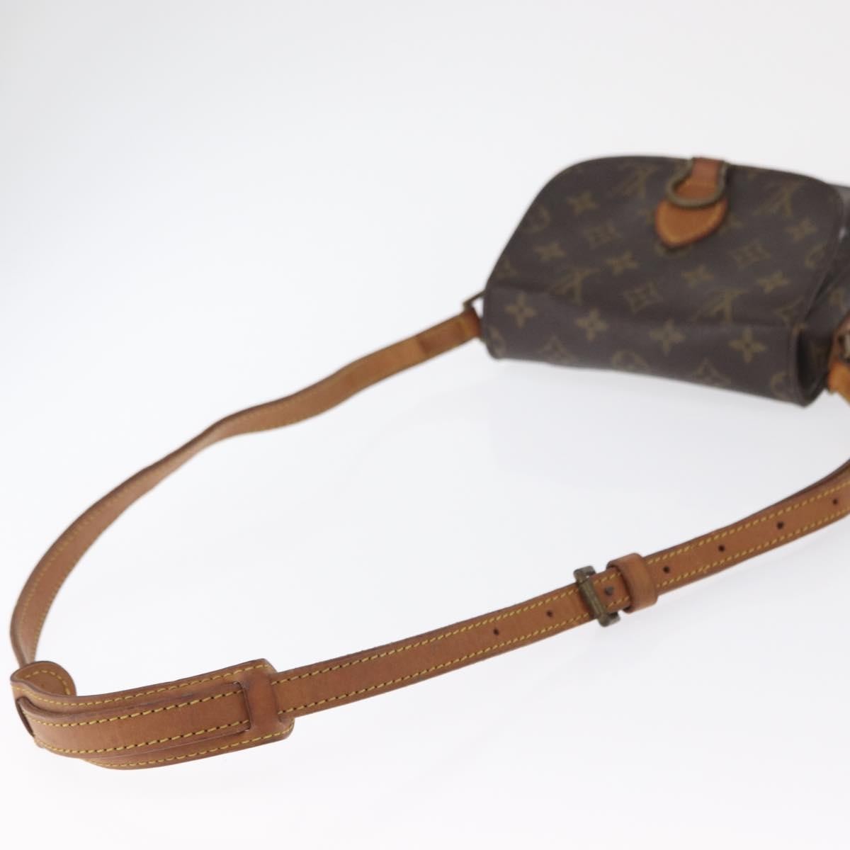 Louis Vuitton Saint Cloud Handbag Monogram Canvas, BROWN, CANVAS, Shoulder bag