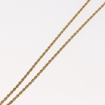 Christian Dior CD Pendant Necklace Metal, GOLD, METAL, Necklace