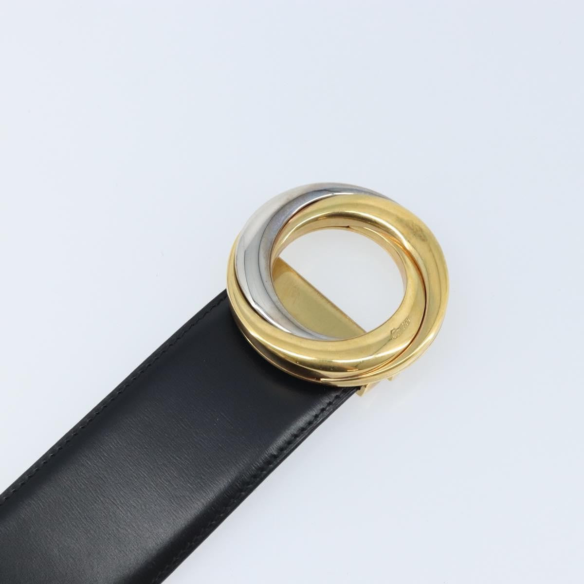 Cartier Trinity belt Leather, Black, Leather, Belt