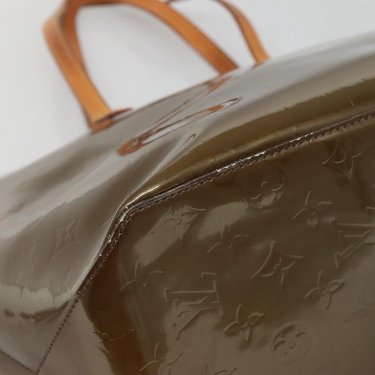 Louis Vuitton Bellevue Handbag Monogram Vernis, KHAKI, PATENT_LEATHER, Handbag