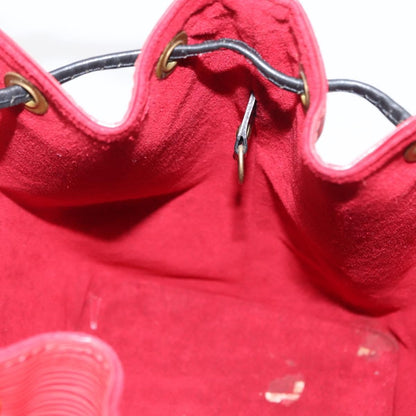 Louis Vuitton Bicolor Petit Noe Handbag Epi Leather, RED, LEATHER, Shoulder bag