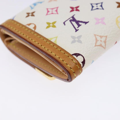 Louis Vuitton Porte-Monnaie Plat Coin Purse Monogram Multicolor, MULTICOLOUR, CANVAS, Wallets