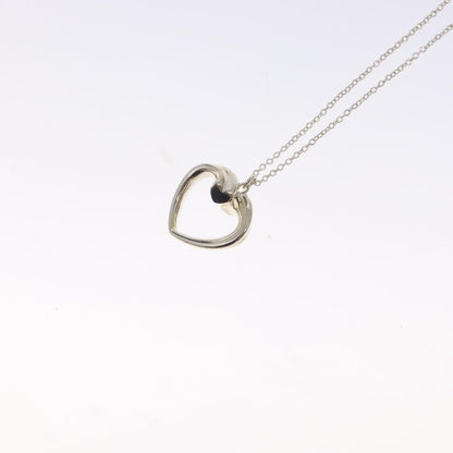 Tiffany & Co. Paloma Picasso Tenderness Heart Pendant Necklace Sterling Silver, SILVER, SILVER, Necklace