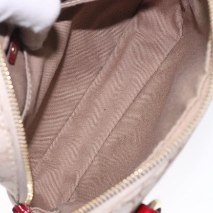 Celine Vintage Macadam Shoulder Bag Canvas, BEIGE, CANVAS, Shoulder bag