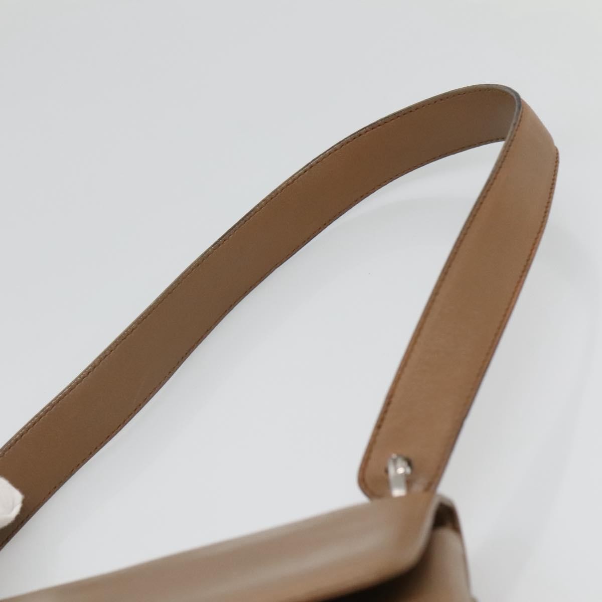 Salvatore Ferragamo Vala Shoulder Bag Leather, BROWN, LEATHER, Shoulder bag