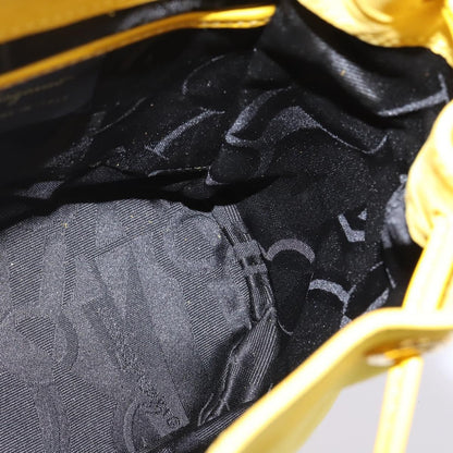 Salvatore Ferragamo Gancini Backpack Suede, YELLOW, SUEDE, Backpack