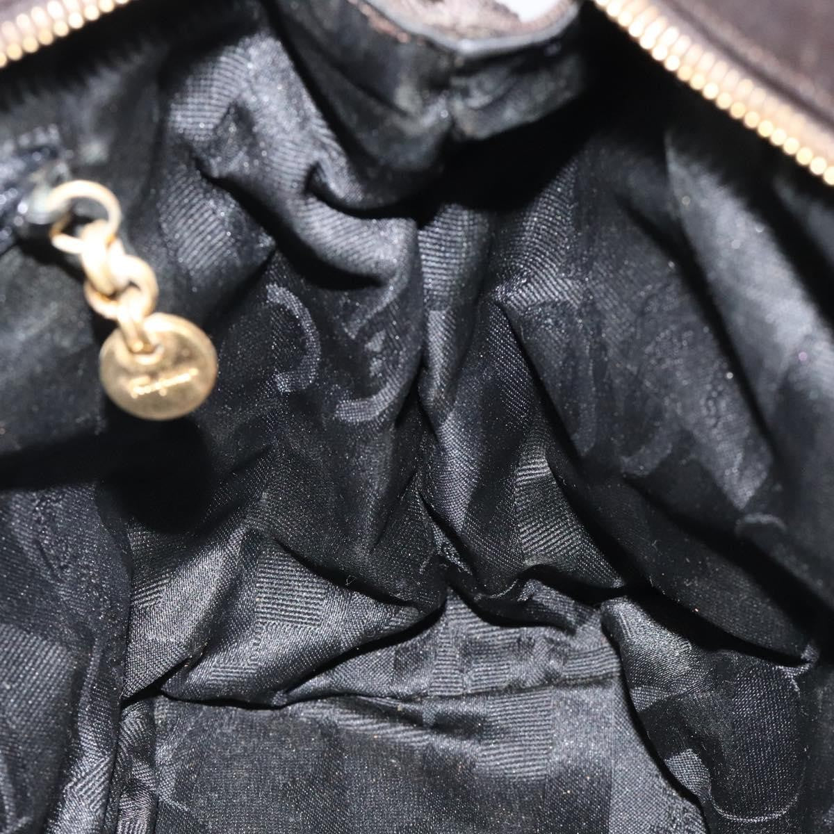 Salvatore Ferragamo Vala Handbag Canvas, BROWN, CANVAS, Handbag